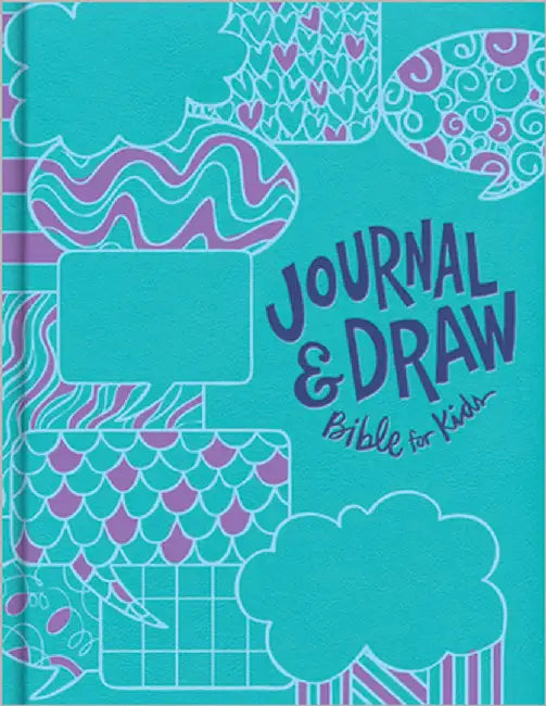 CSB Journal and Draw Bible for Kids, Teal Leathertouch Over Board by Csb Bibles by Holman