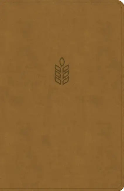 CSB Personal Size Giant Print Bible, Camel Suedesoft Leathertouch by Csb Bibles by Holman