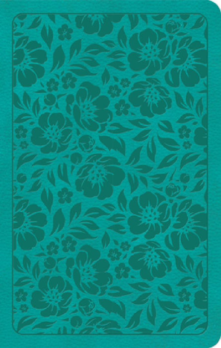 KJV Personal Size Bible, Teal Leathertouch by Holman Bible Publishers