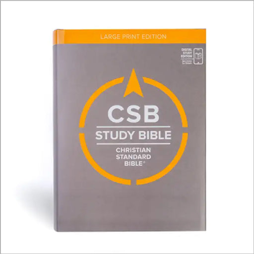 CSB Study Bible, Large Print, Digital Study Edition, Hardcover by Csb Bibles by Holman