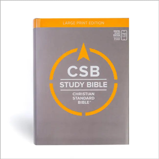 CSB Study Bible, Large Print, Digital Study Edition, Hardcover by Csb Bibles by Holman