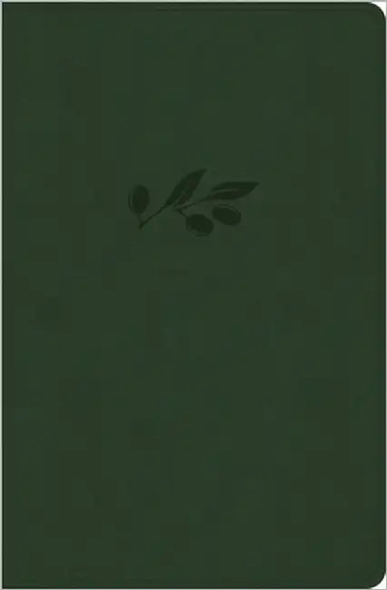 NASB Personal Size Giant Print Bible, Olive Leathertouch, Indexed by Holman Bible Publishers