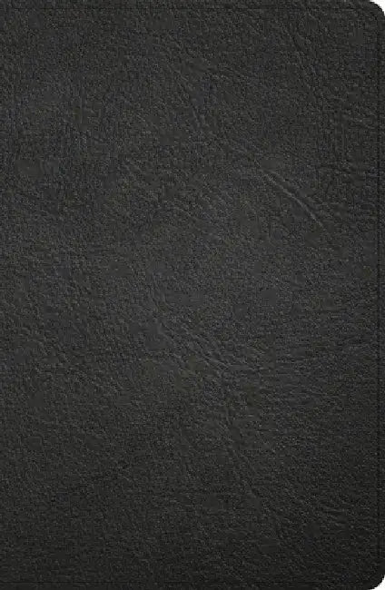 NASB Personal Size Giant Print Bible, Black Genuine Leather, Indexed by Holman Bible Publishers