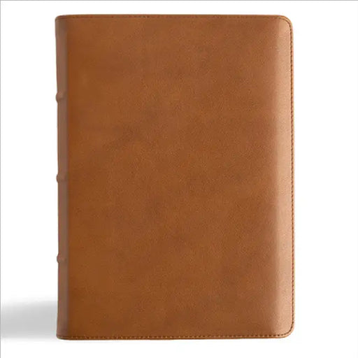 CSB He Reads Truth Bible, Holman Handcrafted Collection, Saddle Brown Premium Calfskin by Csb Bibles by Holman