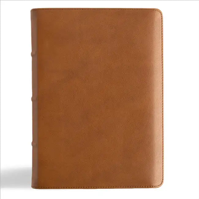 CSB He Reads Truth Bible, Holman Handcrafted Collection, Saddle Brown Premium Calfskin by Csb Bibles by Holman