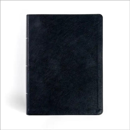 CSB Study Bible, Large Print, Digital Study Edition, Black Leathertouch, Indexed by Csb Bibles by Holman