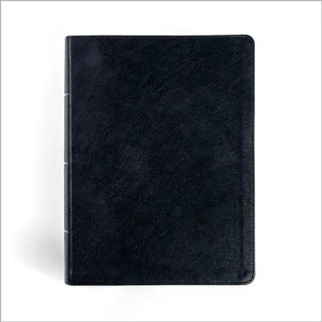 CSB Study Bible, Large Print, Digital Study Edition, Black Leathertouch, Indexed by Csb Bibles by Holman