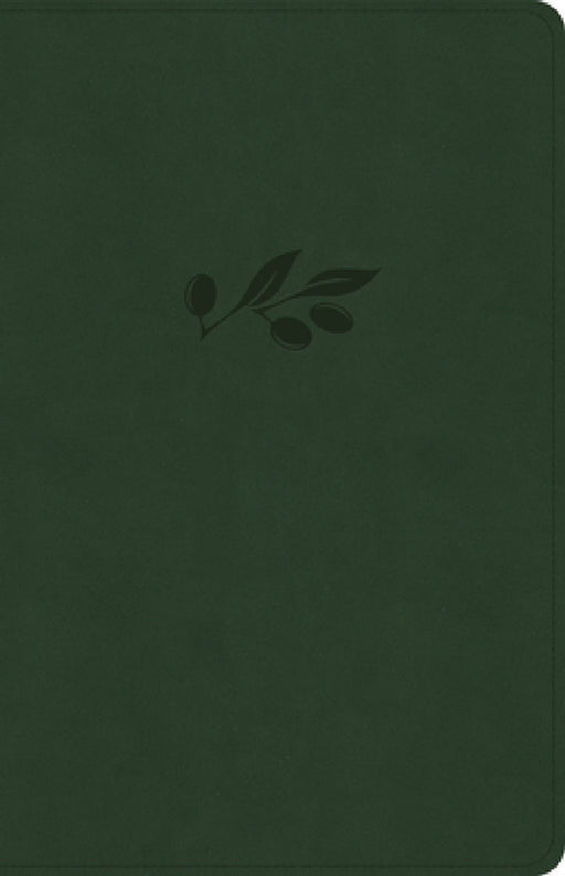 CSB Thinline Bible, Anglicised Edition, Olive Leathertouch by Csb Bibles by Holman