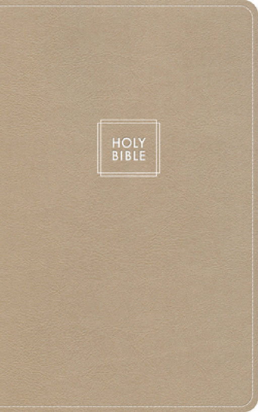 KJV Single-Column Personal Size Bible, Gold Leathertouch by Holman Bible Publishers