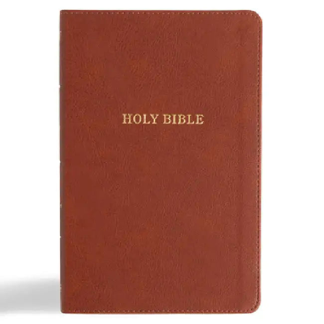 KJV Thinline Bible, Burnt Sienna Leathertouch by Holman Bible Publishers