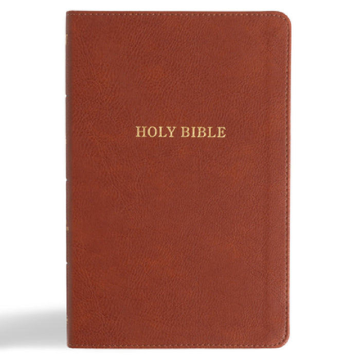 KJV Thinline Bible, Burnt Sienna Leathertouch by Holman Bible Publishers