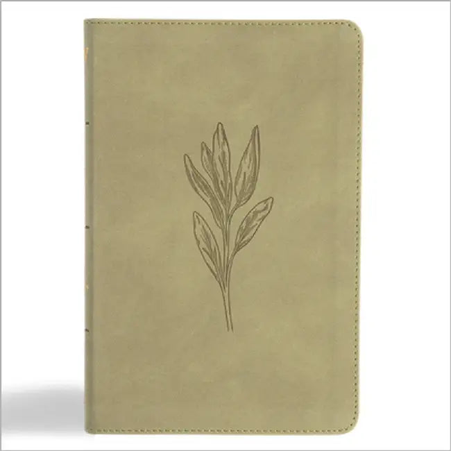 KJV Thinline Bible, Sage Suedesoft Leathertouch by Holman Bible Publishers