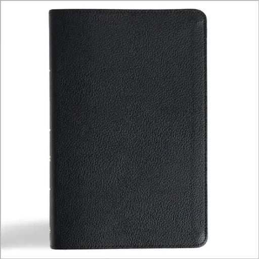 CSB Thinline Bible, Anglicised Edition, Black Genuine Leather by Csb Bibles by Holman