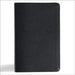 CSB Thinline Bible, Anglicised Edition, Black Genuine Leather by Csb Bibles by Holman