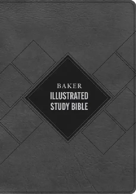 CSB Baker Illustrated Study Bible, Charcoal Leathertouch, Indexed by Csb Bibles by Holman
