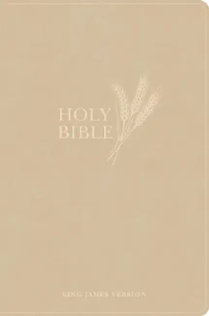 KJV Giant Print Reference Bible, Cream Leathertouch by Holman Bible Publishers