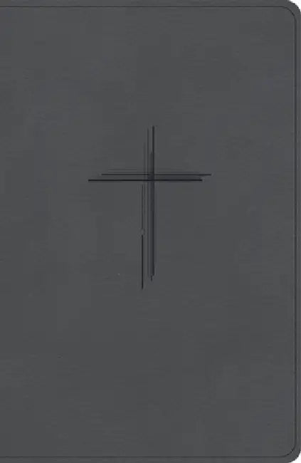 CSB Personal Size Giant Print Bible, Digital Study Edition, Charcoal Suedesoft Leathertouch by Csb Bibles by Holman
