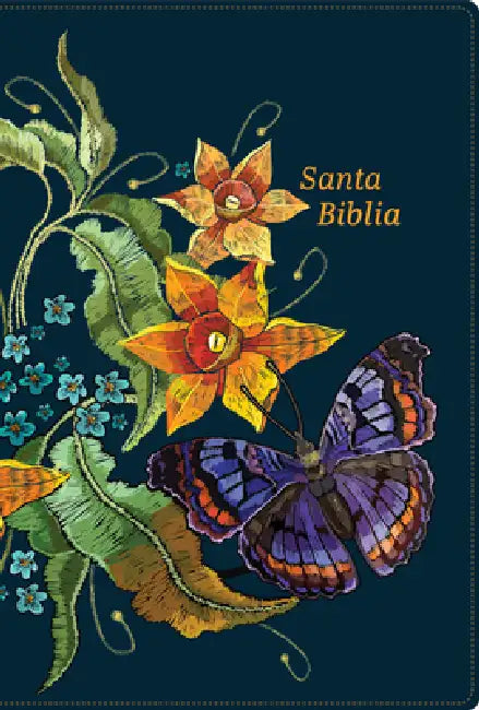 Rvr 1960 Biblia Letra Grande, Tamaño Manual, Edición Especial, Azul Nocturno, Símil Piel by B&h Español Editorial