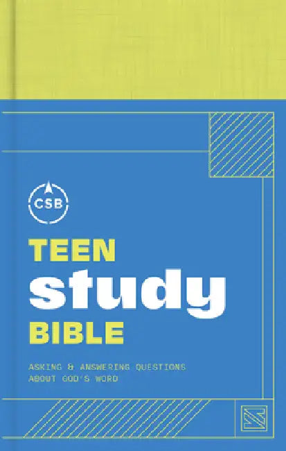 CSB Teen Study Bible, Optimal Type, Yellow Hardcover: Asking and Answering Questions about God's Word by Csb Bibles by Holman
