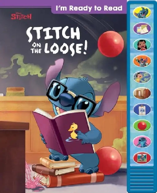 Disney Stitch: I’m Ready To Read Stitch on the Loose! Sound Book by PI Kids