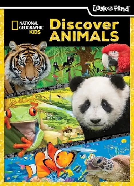 National Geographic Kids: Discover Animals Look and Find by Pi Kids, Amanda Hillier