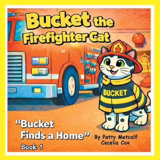 Bucket the Firefighter Cat: Bucket Finds a Home- Book 1 by Patty Metcalf, Cecelia Cox