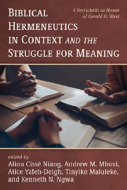 Biblical Hermeneutics in Context and the Struggle for Meaning: A Festschrift in Honor of Gerald O. West by Aliou Cissé Niang