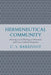 Hermeneutical Community by C. S. Barefoot