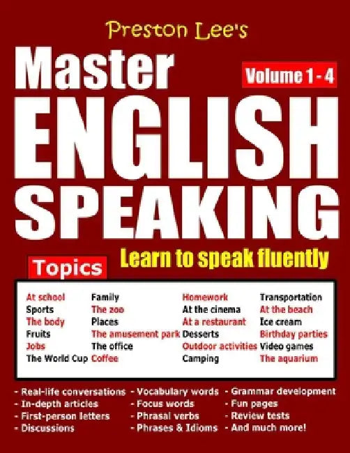 Preston Lee's Master English Speaking - Volume 1 - 4 by Matthew Preston