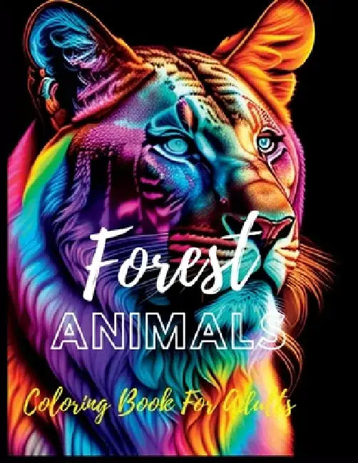 Forest Animals Coloring Book For Adults by Víctor Alonso Arce Araya