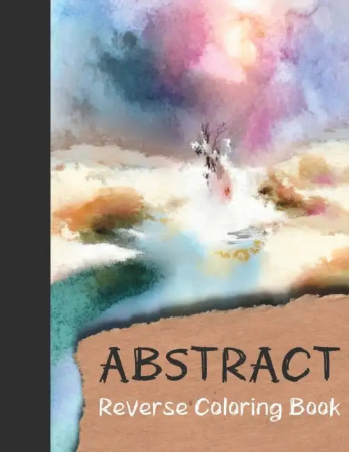 Abstract Reverse Coloring Book