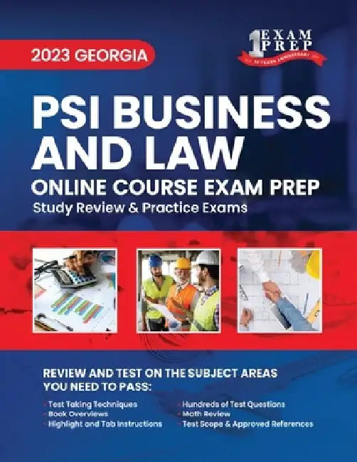 2023 Georgia PSI Business and Law Exam Prep: 2023 Study Review & Practice Exams by Upstryve Inc