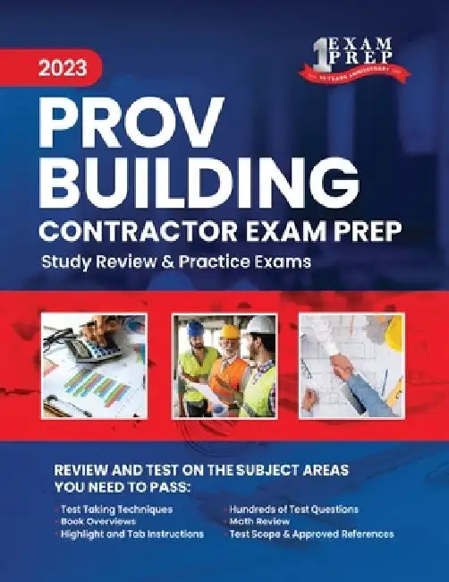2023 Florida County PROV Building Contractor Exam Prep: 2023 Study Review & Practice Exams by Upstryve Inc