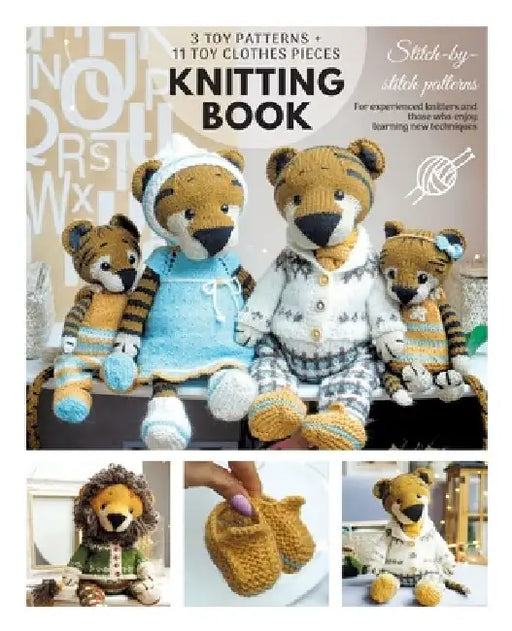 Knitting book - Tiger Family by Mariia Ermolova