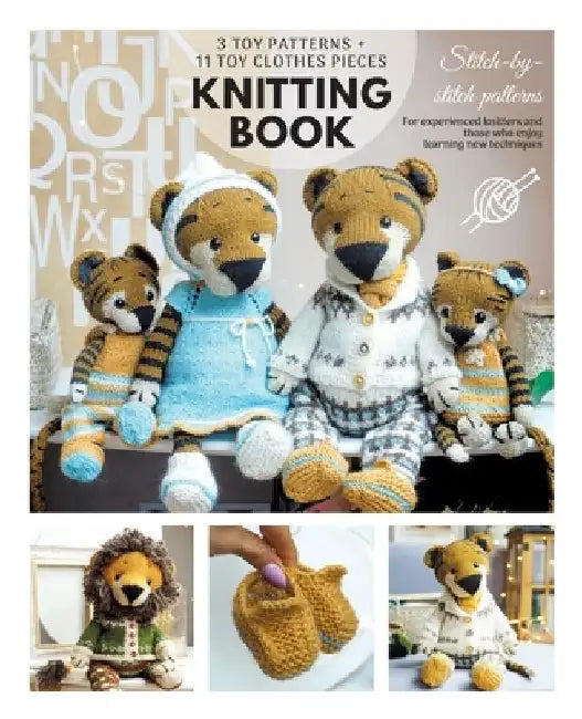 Knitting book - Tiger Family by Mariia Ermolova
