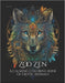 Zoo Zen: A Calming Coloring Book of Exotic Animals by Davy San