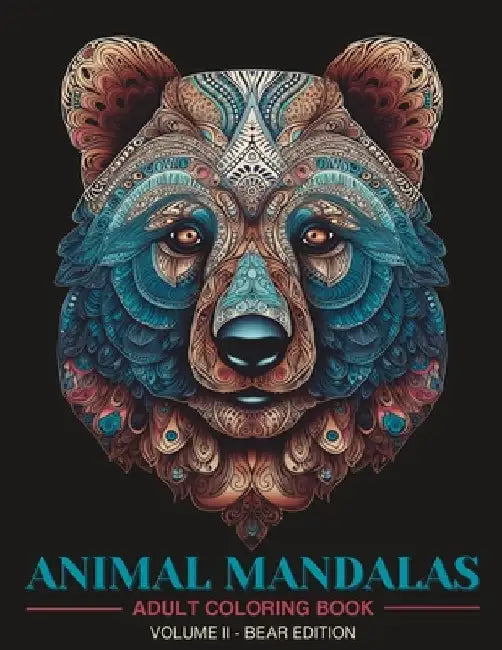 Animal Mandalas: Adult Coloring Book for Stress Relief and Relaxation Vol 2 by Lena Sosica