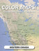 Color Maps! Towns and Cities of Canada: Western Canada by Jason Petho