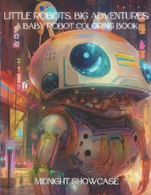 Little Robots, Big Adventures: A Baby Robot Coloring Book by Midnight Showcase