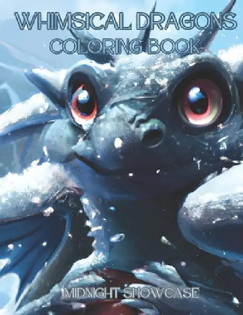Whimsical Dragons: Coloring Book by Midnight Showcase