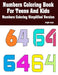 Numbers Coloring Book For Teens And Kids: Numbers Coloring Simplified Version by Bright Days