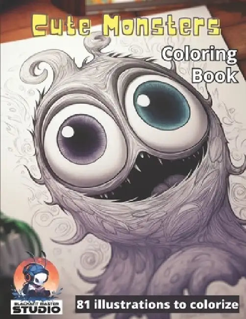 Cute Monsters: Cute monsters coloring book for kids by Anthony Magdelaine