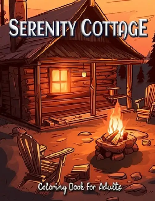 Serenity Cottage Coloring Book for Adults: A Cottage Style Escape into Nature's Beauty by Laura Seidel