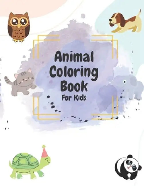 Animal Coloring Book For Kids: Fun animal coloring book for kids and toddlers by Jacob Guerrero