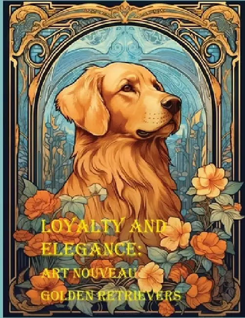 Loyalty and Elegance: Art Nouveau Golden Retrievers by Victoria Rosette