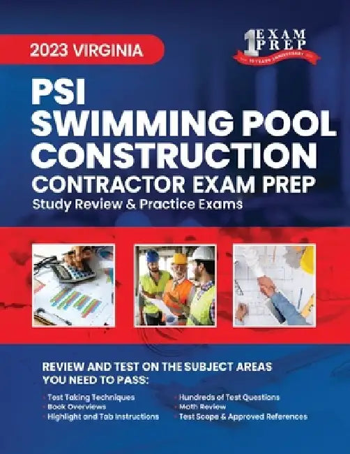2023 Virginia PSI Swimming Pool Construction: 2023 Study Review & Practice Exams by Upstryve Inc