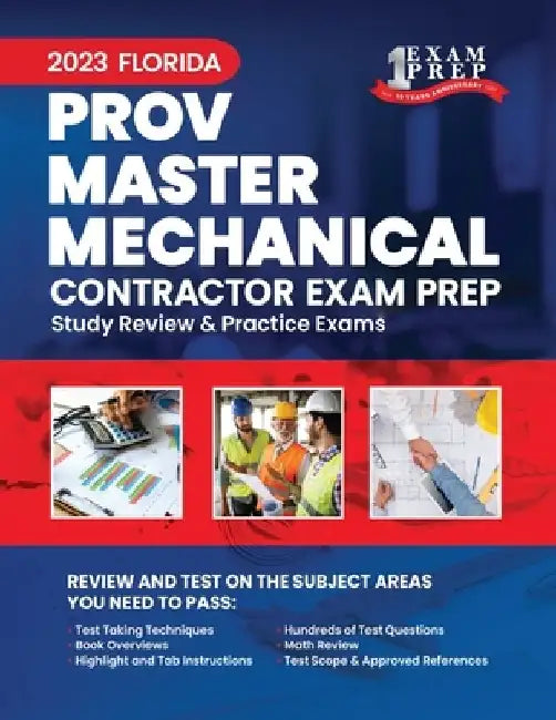 2023 Florida County PROV Master Mechanical Contractor Exam Prep: 2023 Study Review & Practice Exams by Upstryve Inc