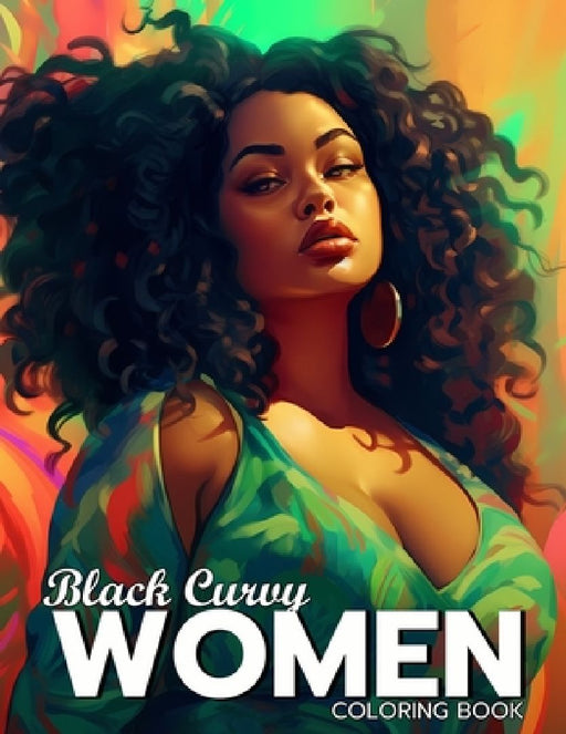 Black Curvy Women Coloring Book: Beautiful Curvy Black Woman Self Care Coloring Book For Adults by Amelie Marshall
