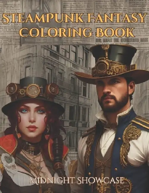 Steam Punk Fantasy Coloring Book by Midnight Showcase