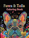 Paws & Tails: Coloring Book: 50 Breeds of Dogs by Mina Saint